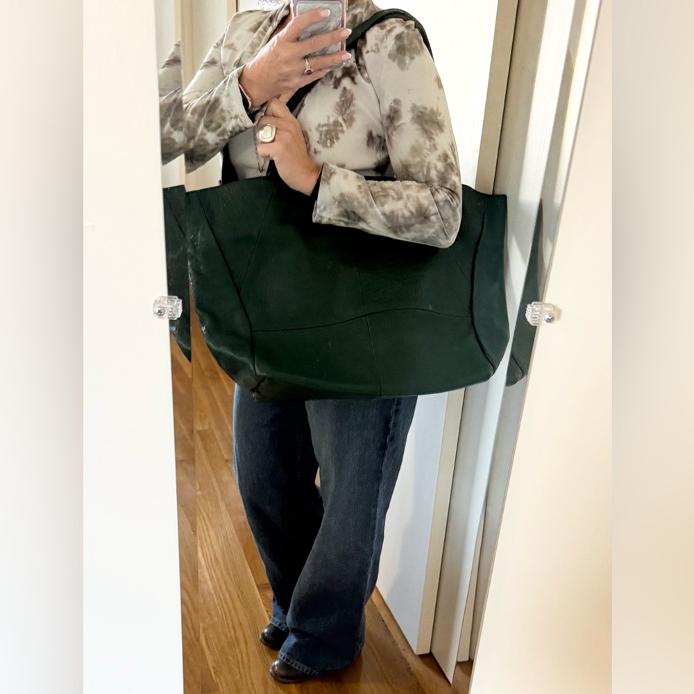 Anthropologie Everyday Leather Tote Bag - Picture 14 of 14